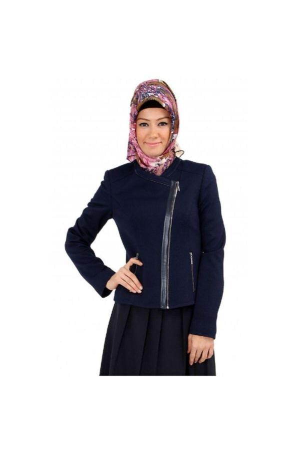 Kadın Lacivert Ceket 4808-e-141 - Image 1