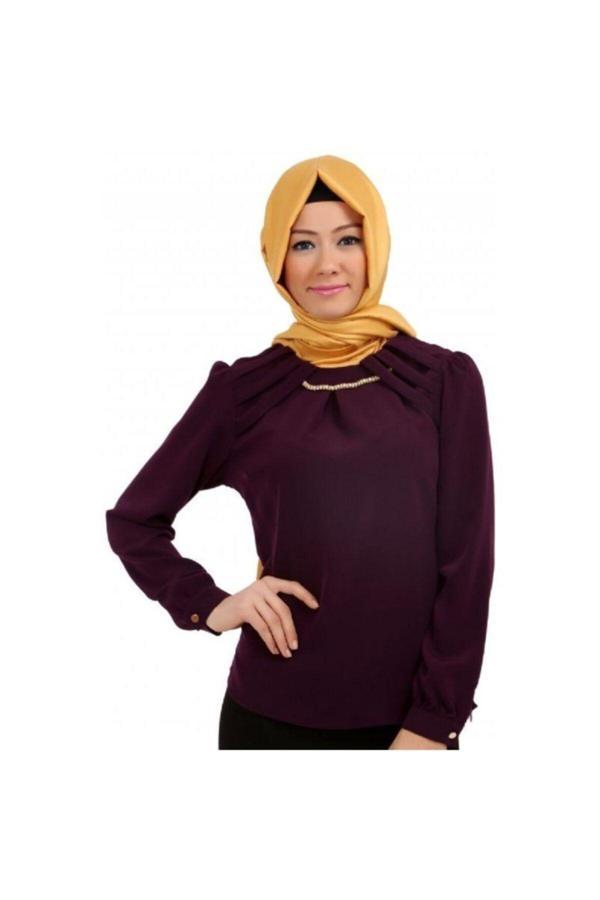 Kadın Mor Bluz - Image 1