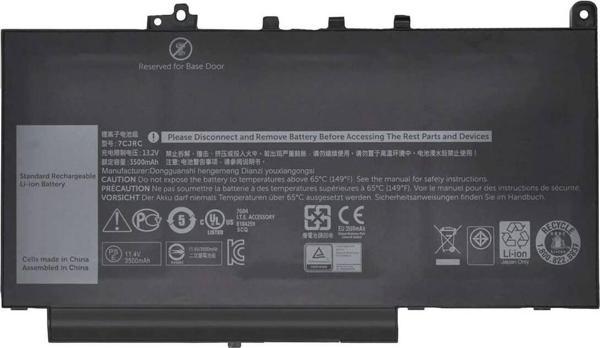 İnfostar Dell 7CJRC Notebook Bataryası Pili - 3 Cell - Image 1