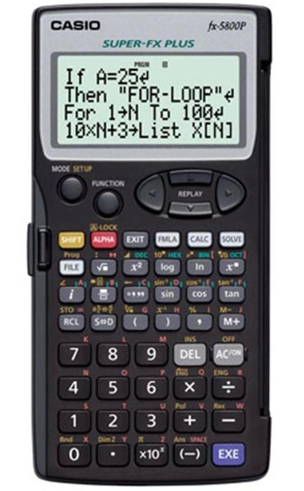 Casio FX-5800P Programlanabilir Bilimsel Fonksiyonlu Hesap Makinesi - Image 1
