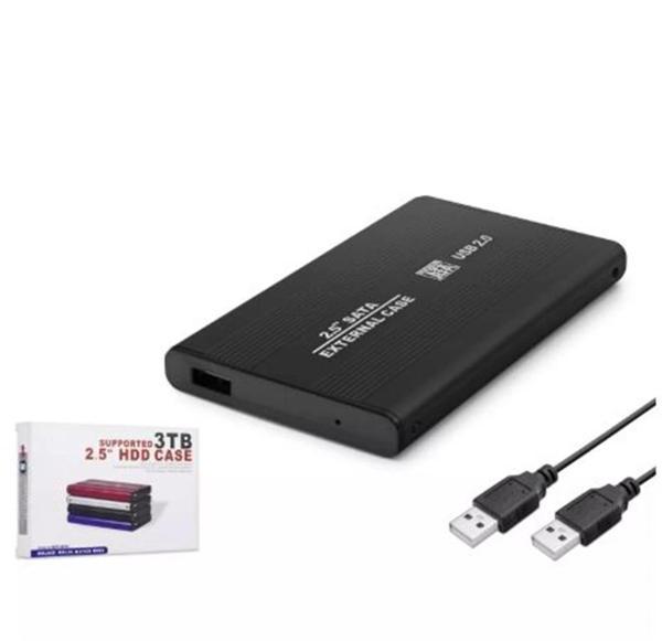 HADRON HDX1758 HDD KUTUSU USB2.0 METAL SATA 2.5" SİYAH - Image 1