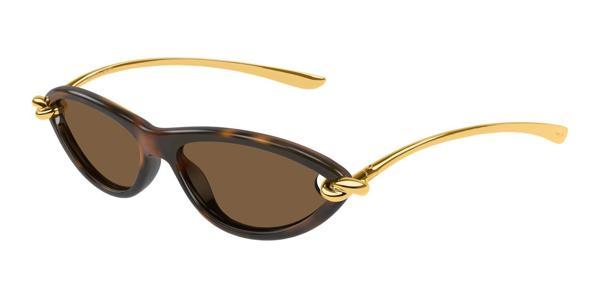BOTTEGA VENETA 1390S 002 56-14 Kadın ALTIN  Güneş Gözlüğü - Image 1