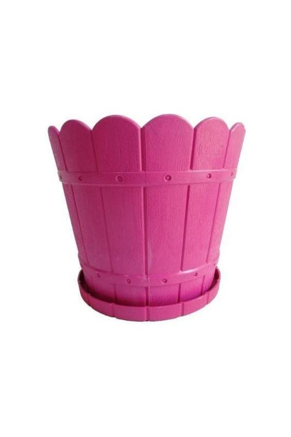 Lider Lider Büyük Saksı Yuvarlak (Pembe) - Image 1