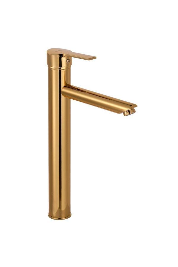 Fontana Fs-1122 Altın Yüksek Lavabo Bataryası - Image 1