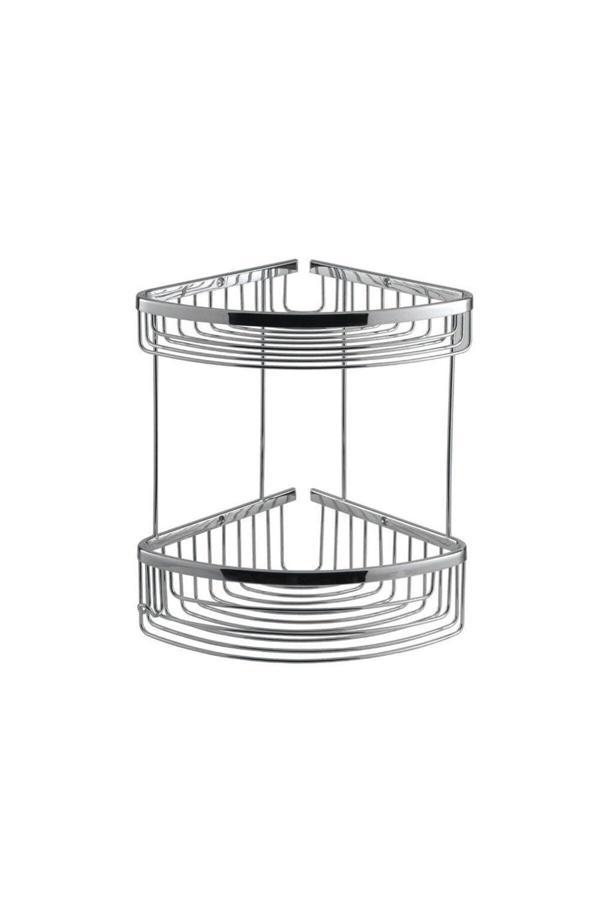 Saray Oval 2 Li Köşelik 22*22 (Krom) - Image 1