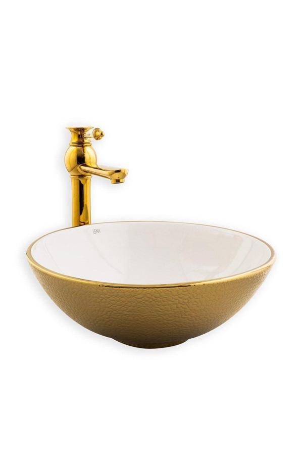 Lena E-5005A Tezgah Üstü Porselen Lavabo - Image 1