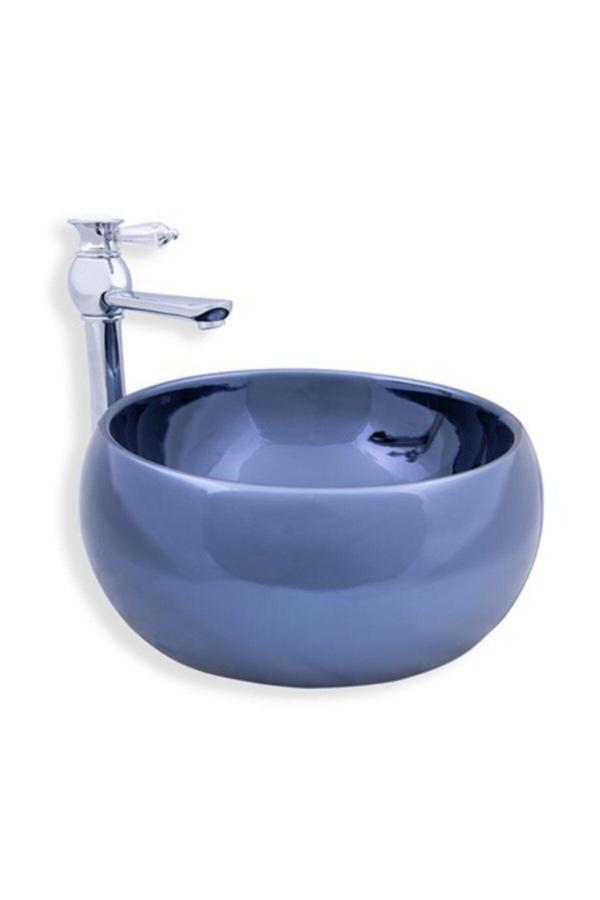 Lena E-5166L Tezgah Üstü Porselen Lavabo - Image 1