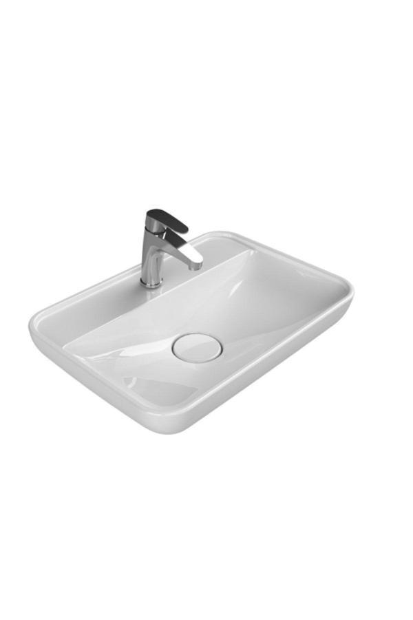 Turkuaz Lal 60 Cm Tezgahüstü Lavabo - Image 1