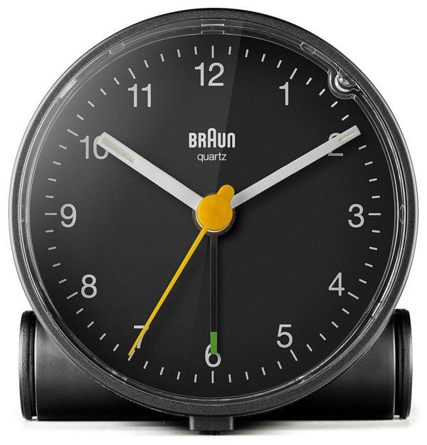 Braun BC01B Siyah Klasik Analog Alarmlı Masa Saati - Image 1