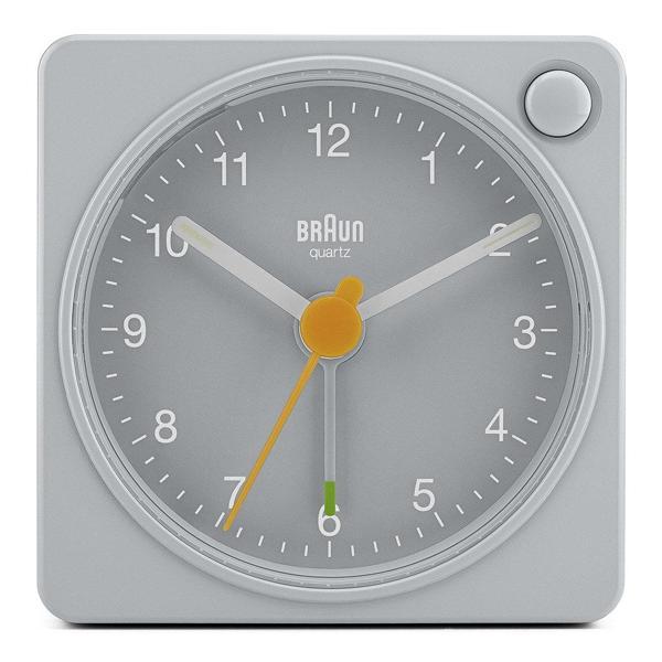 Braun BC02XG Gri Klasik Seyahat Analog Alarmlı Masa Saati - Image 1