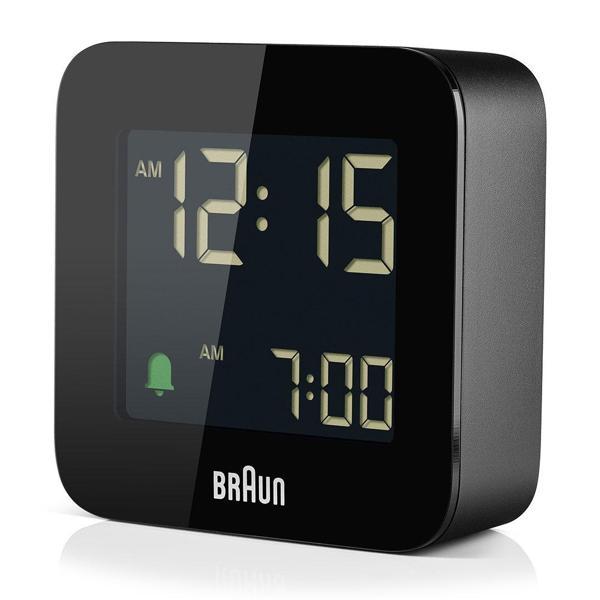 Braun BC08B Siyah Klasik Seyahat Dijital Alarmlı Masa Saati - Image 1