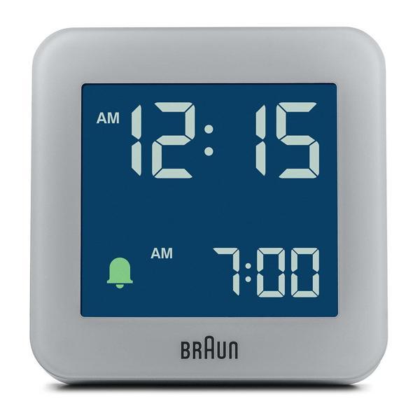 Braun BC09G Gri Dijital Alarmlı Masa Saati - Image 1
