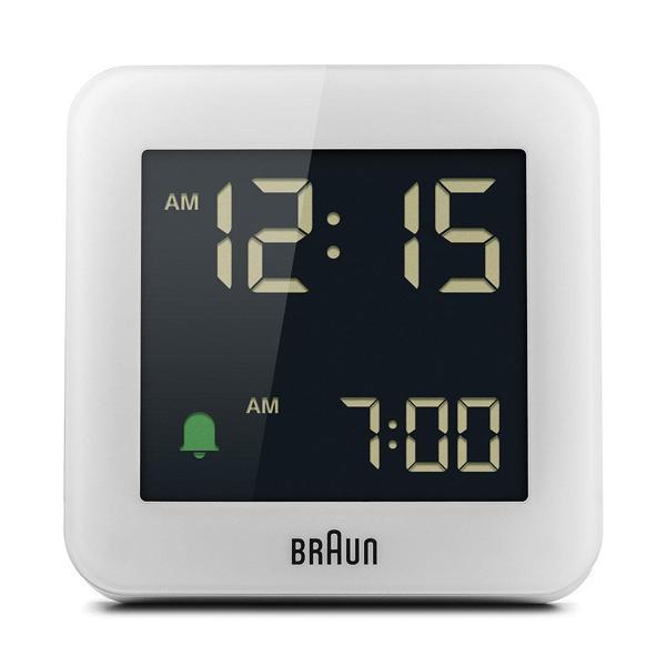 Braun BC09W Beyaz Dijital Alarmlı Masa Saati - Image 1