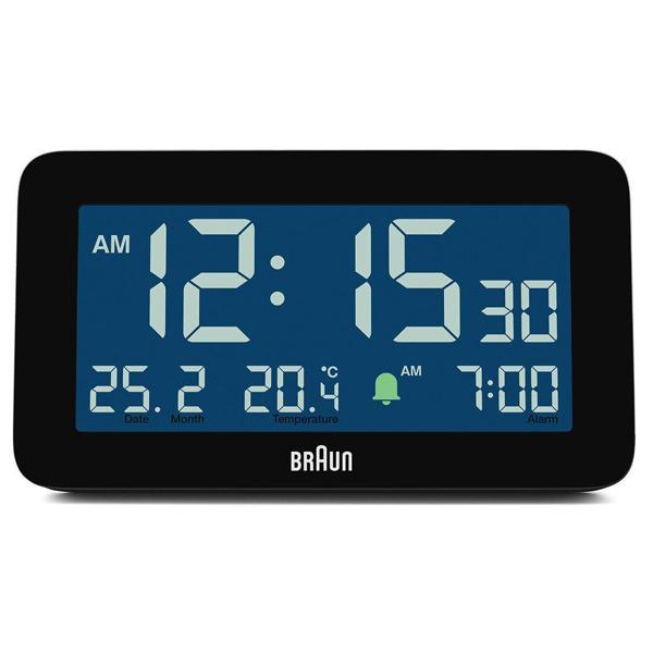 Braun BC10B Siyah Dijital Alarmlı Masa Saati - Image 1