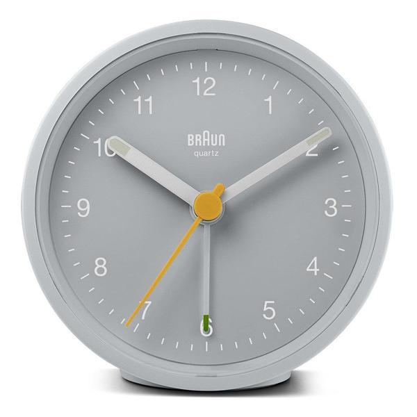 Braun BC12G Gri Klasik Analog Alarmlı Masa Saati - Image 1