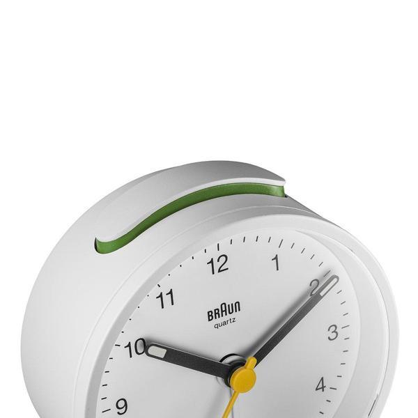 Braun BC12W Beyaz Klasik Analog Alarmlı Masa Saati - Image 1