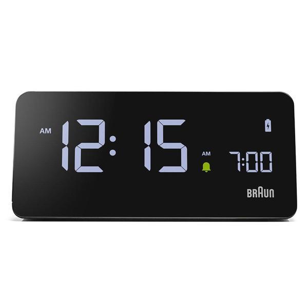 Braun BC21BEU Siyah Dijital Kablosuz Şarjlı Alarmlı Masa Saati - Image 1