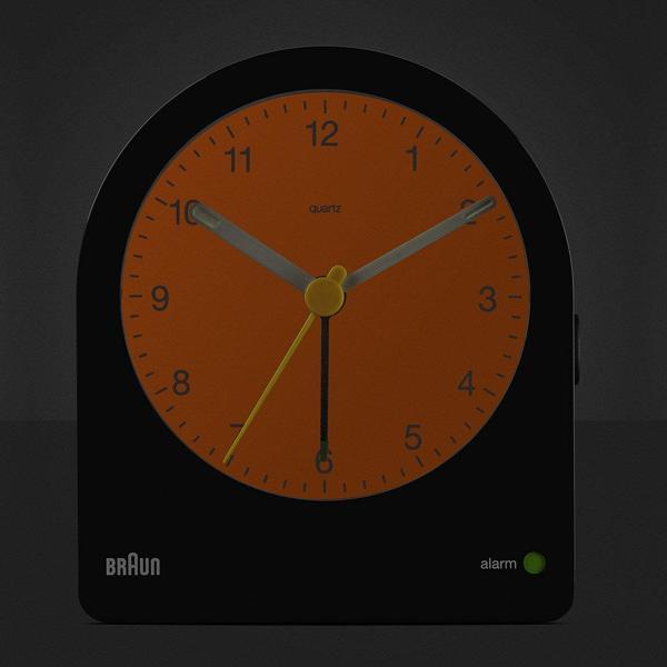 Braun BC22B Siyah Klasik Analog Alarmlı Masa Saati - Image 1