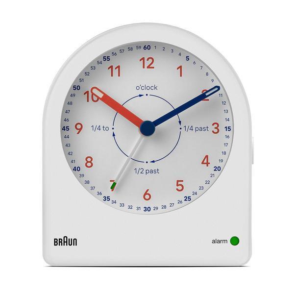 Braun BC22TW Beyaz Time Teachers Analog Alarmlı Masa Saati - Image 1