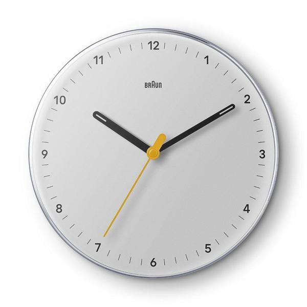 Braun BC26W Beyaz Analog Duvar Saati - Image 1