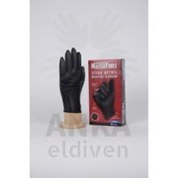 MASTER FORCE SİYAH NİTRİL ELDİVENİ M (ORTABOY /MEDIUM) - Image 1