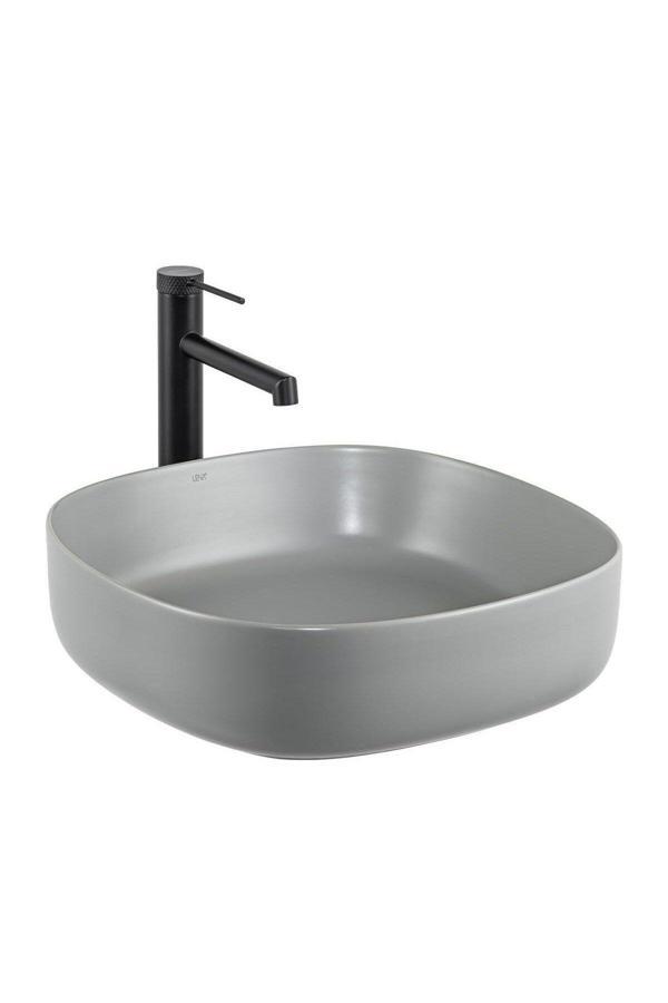Lena Tezgahüstü Lavabo (Mat Gri) E-W1203Mg - Image 1