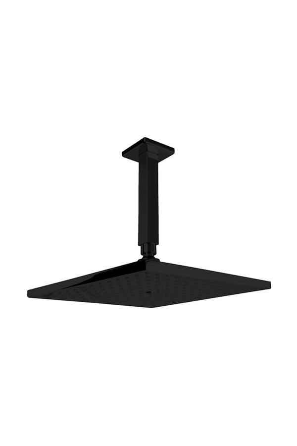 Newarc Corner Tavandan Ayarlı Duş Başlıgı (Siyah) - Image 1