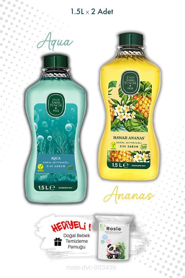Aqua ve Hawaii Ananas 1.5L Sıvı Sabun ve ROSIE - Image 1