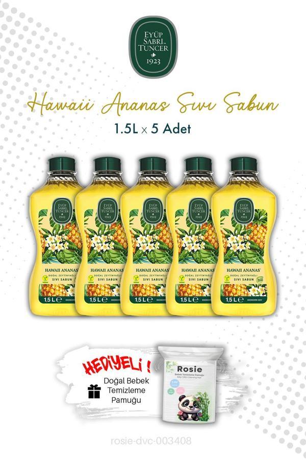 Hawaii Ananas 1.5L Sıvı Sabun X 5 ve ROSIE - Image 1