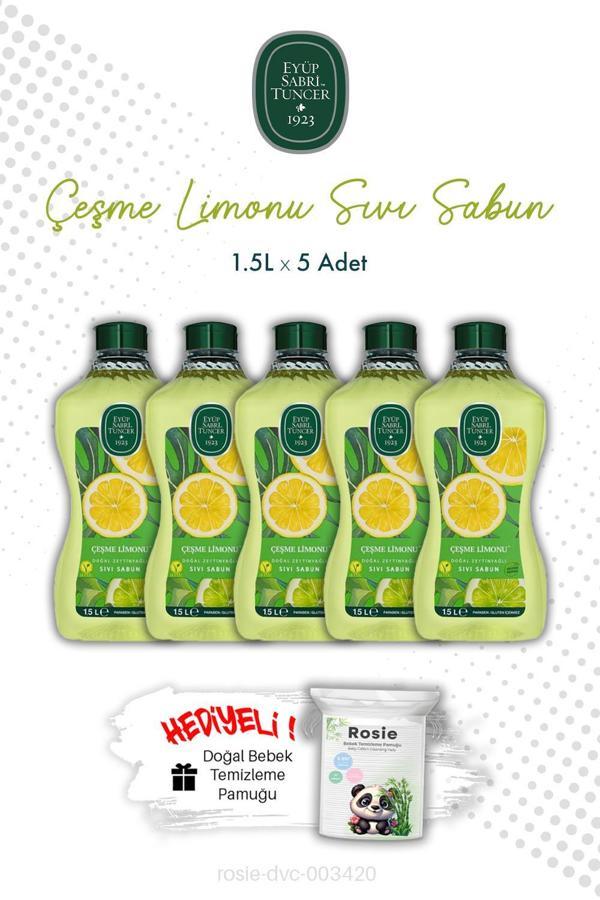 Çeşme Limonu X5 1.5L Sıvı Sabun Eyüp Sabri Tuncer ve ROSIE - Image 1