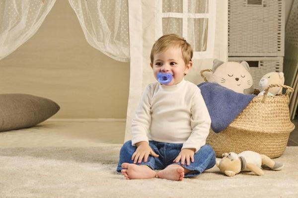 Chicco PhysioForma Soft 2'li Silikon Emzik 6-16 Ay Erkek - Image 1