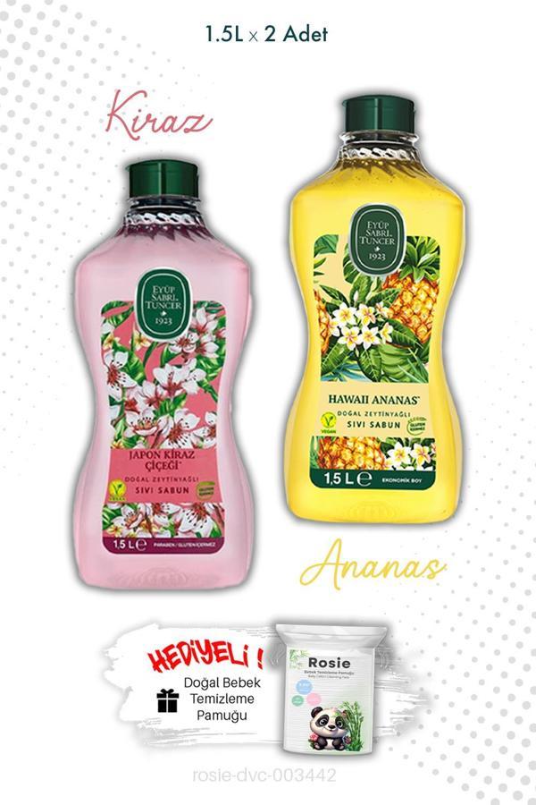 Hawaii Ananas ve Japon Kiraz Çiçeği Sabun 1.5L  Eyüp Sabri Tuncer ve ROSIE - Image 1