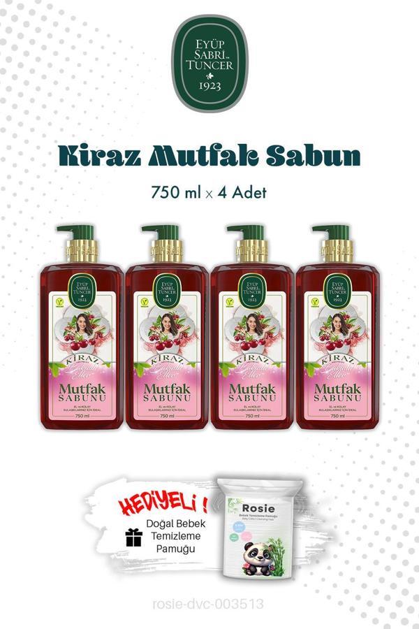 Kiraz Mutfak Sabun Eyüp Sabri Tuncer 750 ML X4 ve ROSIE - Image 1
