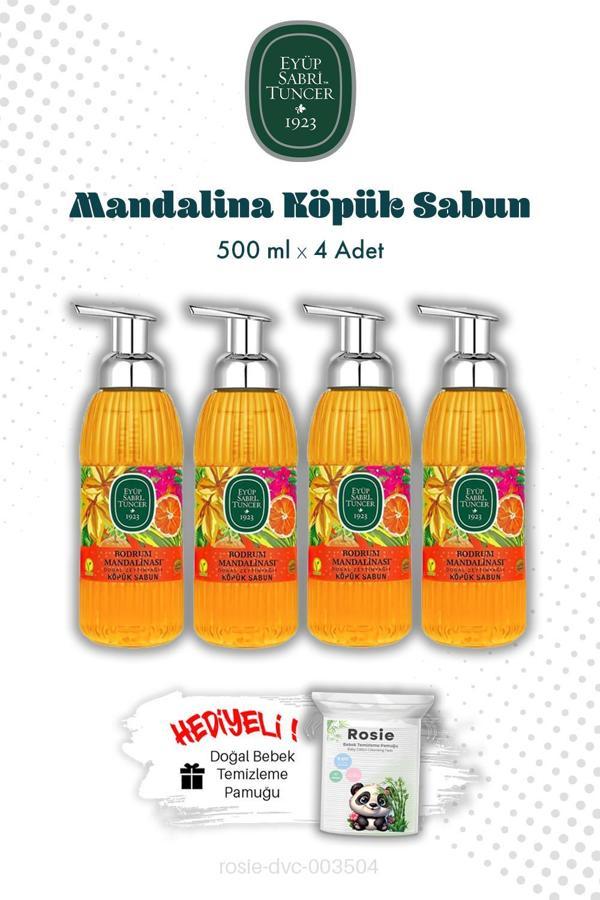 Köpük Sabun Bodrum Mandalinası 500 ML X4 ve ROSIE - Image 1
