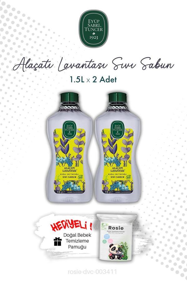 Alaçatı Lavantası 1.5L Sıvı Sabun X2 ve ROSIE - Image 1