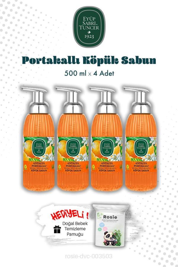Antalya Portakalı Köpük Sabun 500 ML X4 ve ROSIE - Image 1