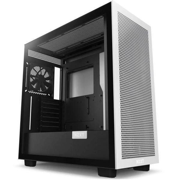 NZXT CM-H71FB-01 ATX Hızlı Çıkarılan Temperli Cam Yan Panel Mid Tower PC Oyun Kasası Non RGB Fans H7 - Image 1