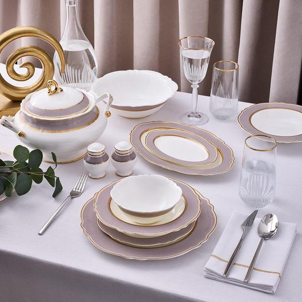 Aryıldız Majestic 60 Parça 12 Kişilik Porselen Yemek Takımı Ar261347  - Image 1