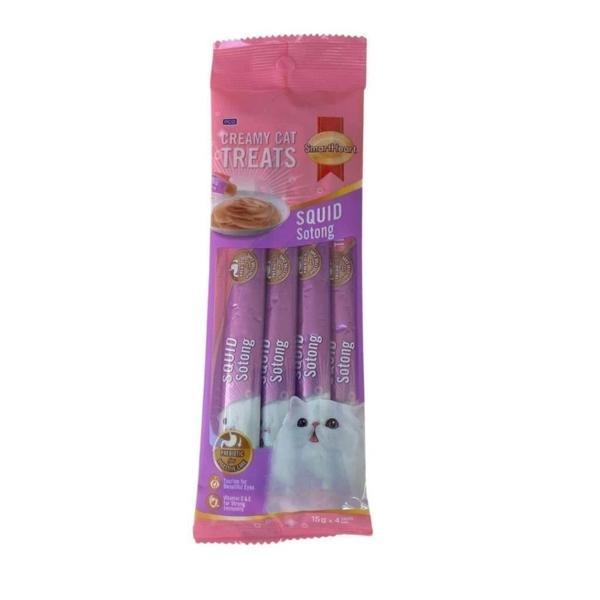 SmartHeart Kalamar Krema Kedi Ödülü 4x15 Gr - Image 1