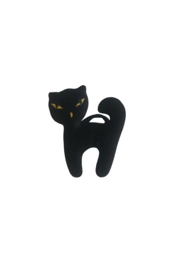 Peluş Kedi Siyah Toka - Image 1