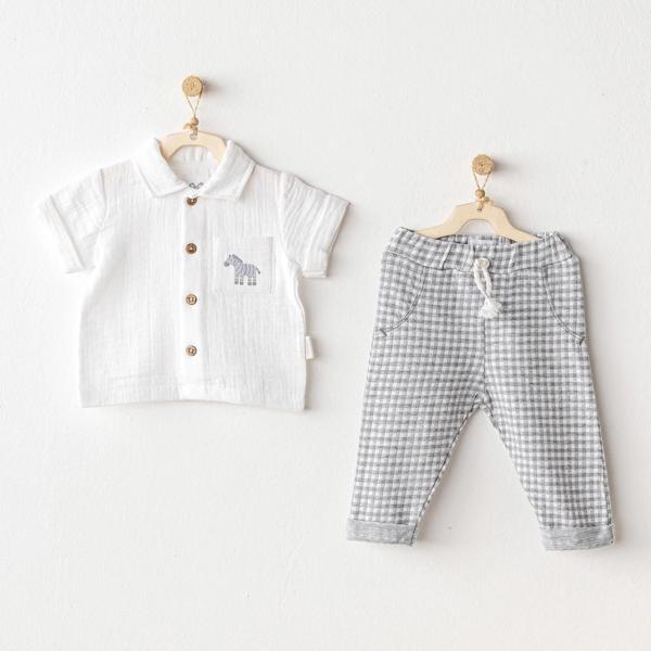 Andywawa Ac25813 Little King 2'li Takım Grey - Image 1