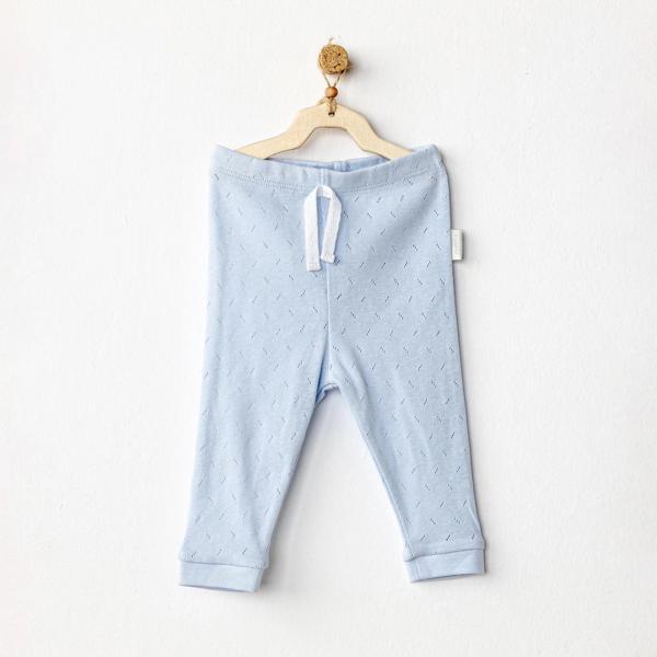 Andywawa Ac25556 Pants Jacquard Basic Pantolon Blue - Image 1