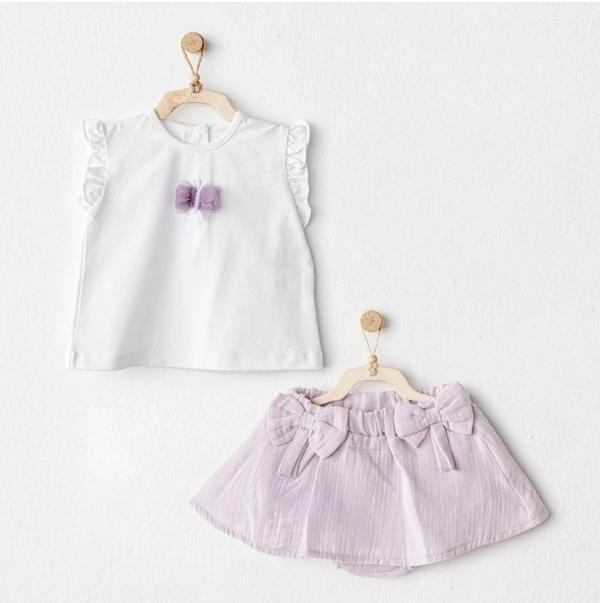 Andywawa Ac25575 Magical Butterlfy 2'li Bebe Takım Lila - Image 1