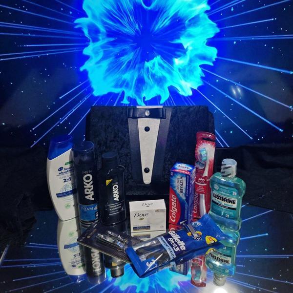 Arko Damat Nişan Çeyiz Bohçası , Erkek Bakım ve Tıraş Seti - Image 1