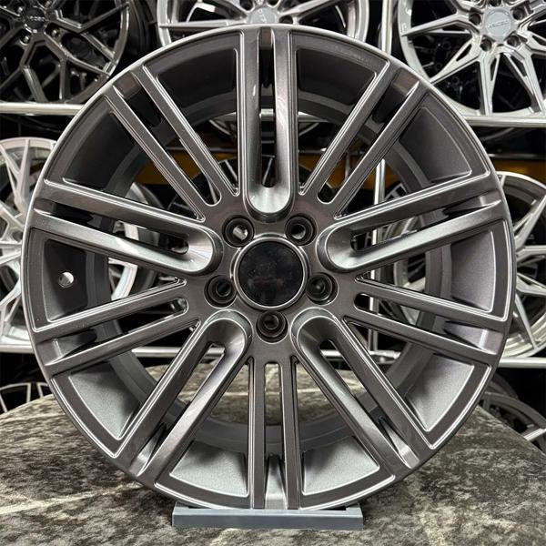 16 inç 5x98 BENTLEY EGEA DOBLO UYUMLU Gun Metal Elmas Kesim Jant Modeli Fiat - Image 1