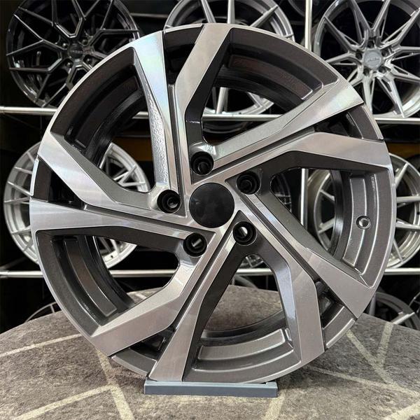 17 inç 5x114.3 MEGANE İCON Gun Metal Elmas Kesim Jant Modeli Renault ( 4 adet )  - Image 1