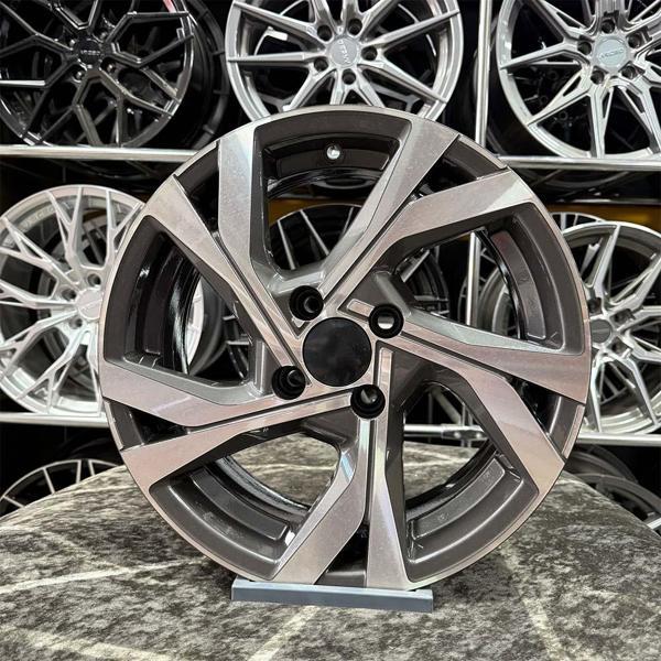 16 inç 4x100 CLİO İCON Gun Metal Elmas Kesim Jant Modeli Renault (4 adet ) - Image 1