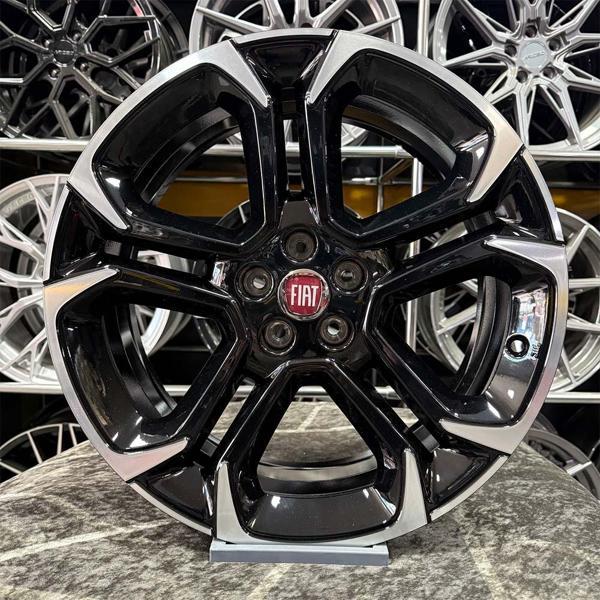 18 inç 5x98 OPAR EGEA DOBLO EGEA CROSS UYUMLU Siyah Elmas Kesim Jant Modeli Fiat - Image 1