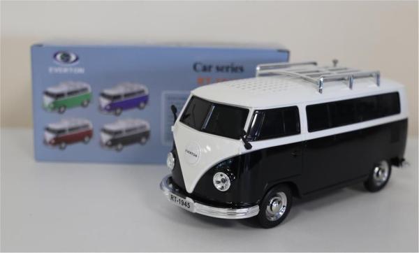 EVERTON RT-1945 Siyah Arabalı  Bluetooth Fm-Usb-Tf-Aux Şarjlı Nostaljik Radyo - Image 1
