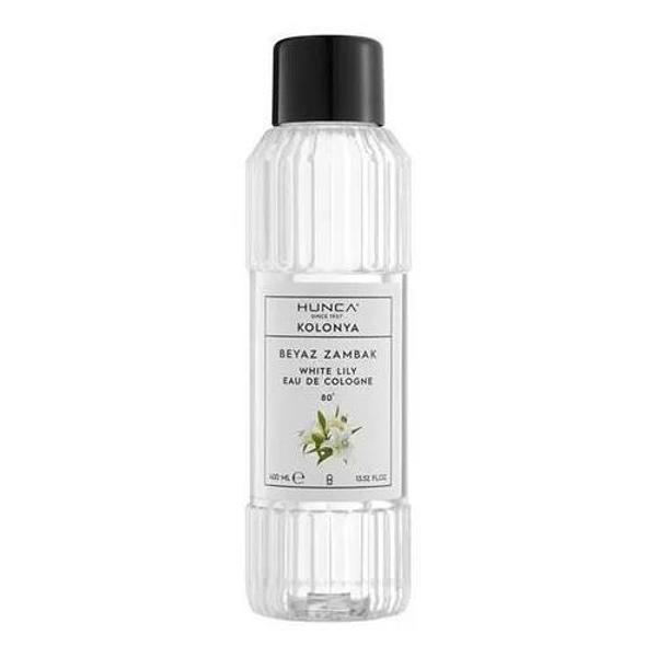Hunca Kolonya Beyaz Zambak 400 Ml 80 Derece Pet Şişe - Image 1